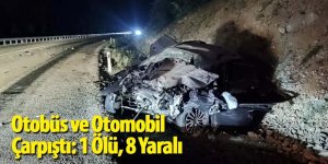 Konya'da Otobüs ve Otomobil Çarpıştı: 1 Ölü, 8 Yaralı