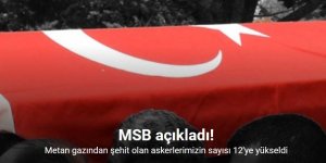 MSB: "Şehit olan personel sayısı 12'ye yükselmiştir"
