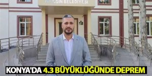 Konya'da 4.3 büyüklüğünde deprem 