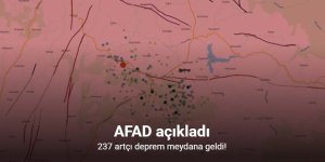 237 artçı deprem meydana geldi