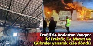 Ereğli’de Korkutan Yangın