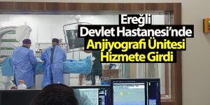 Ereğli Devlet Hastanesi’nde Anjiyografi Ünitesi Hizmete Girdi