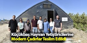 Küçükbaş Hayvan Yetiştiricilerine Modern Çadırlar Teslim Edildi