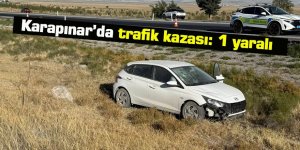 Karapınar’da trafik kazası: 1 yaralı