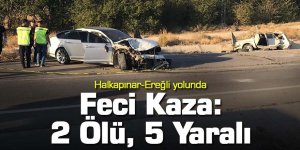Halkapınar Yolunda Feci Kaza: 2 Ölü, 5 Yaralı
