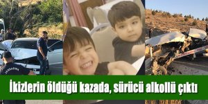 İkizlerin öldüğü kazada, sürücü alkollü çıktı