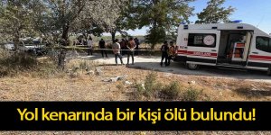Yol kenarında erkek cesedi bulundu!