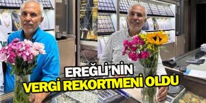 Ereğli’nin Vergi Rekortmeni Kuyumcu Şammas Özdemir Oldu