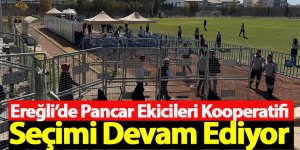 Ereğli’de Pancar Ekicileri Kooperatifi Seçimi Devam Ediyor