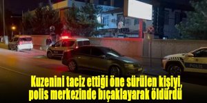 Kuzenini taciz ettiği öne sürülen kişiyi, polis merkezinde bıçaklayarak öldürdü