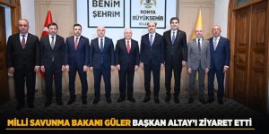 Milli Savunma Bakanı Güler Başkan Altay’ı Ziyaret Etti