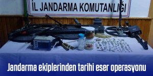 Jandarma ekiplerinden tarihi eser operasyonu
