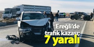 Ereğli’de trafik kazası; 7 yaralı