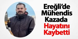Ereğli’de Mühendis kazada öldü