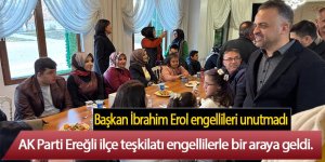 AK Parti Ereğli'de engelli bireyler ile bir araya geldil