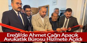 Ereğli’de Ahmet Çağrı Apaçık Avukatlık Bürosu Hizmete Açıldı.