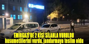 2 husumetlisini vurdu, jandarmaya teslim oldu