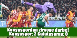 Konyaspordan Lider'e ağır darbe!