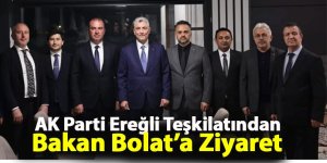 AK Parti Ereğli Teşkilatından Bakan Bolat’a Ziyaret