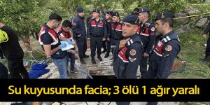 Su kuyusunda facia; 3 ölü 1 ağır yaralı