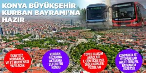 Konya Büyükşehir Kurban Bayramı'na Hazır