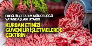 KURBAN ETİ ÇEKİMİNDE HİJYEN UYARISI