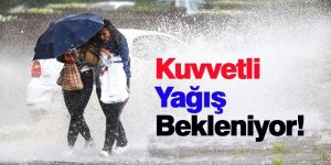 EREĞLİ'DE KUVVETLİ SAĞANAK YAĞIŞ UYARISI