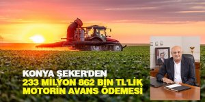 Konya Şeker'den 233 Milyon 862 Bin Tl'lik Motorin Avans Ödemesi