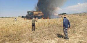 Ereğli’de Hasat Sırasında Yangın