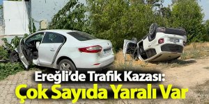 Son dakika haberi; Ereğli’de trafik kazası: 3’ü çocuk 8 yaralı