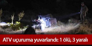 ATV uçuruma yuvarlandı: 1 ölü, 3 yaralı
