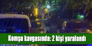 Komşu kavgasında: 2 kişi yaralandı