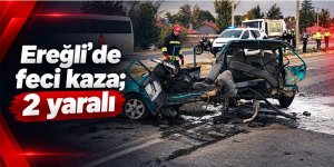 Ereğli’de feci kaza; 2 yaralı