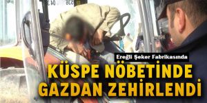 KÜSBE SIRASINDA BEKLEYEN ÇİFTCİ ZEHİRLENDİ!