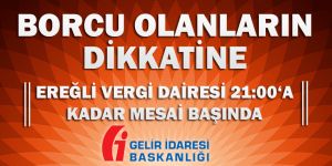 Vergi Dairesinden Duyuru