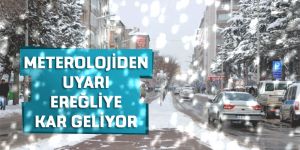 Meteoroloji'den kar uyarısı