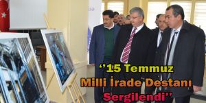 KYK Öğrenci Yurdunda '15 Temmuz Fotoğraf Sergisi'