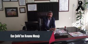 ÇELİK’TEN KINAMA MESAJI