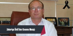 ÜNLÜ’DEN KINAMA MESAJI