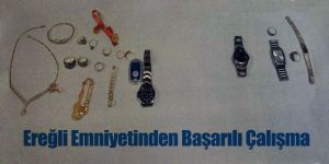 EREĞLİ DE HIRSIZLIK OLAYI