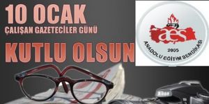 ÇALIŞAN GAZETECİLER GÜNÜ KUTLU OLSUN