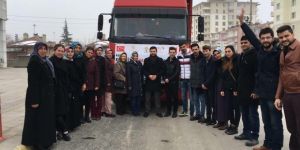 Ak Parti gençlik ve Kadın kolları Halep'e Yardım Tırı Gönderdi