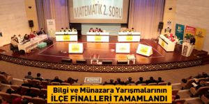 Bilgi ve Münazara Yarışmalarının İlçe Finalleri Tamamlandı