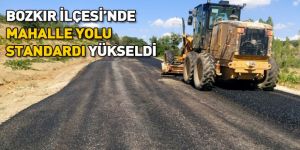 Bozkır İlçesi’nde Mahalle Yolu Standardı Yükseldi