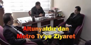 AK Parti Konya Milletvekili Ziya Altunyaldız’dan Metro Tv'ye ziyaret