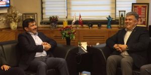 AK PARTİLİ SALİH KOCA’DAN BAŞKAN ÖZGÜVEN’E ZİYARET