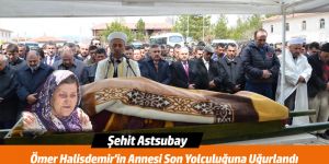 Şehit Astsubay Ömer Halisdemir'in annesi toprağa verildi