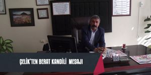 Can  Çelik'ten Berat Kandili mesajı