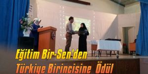 Ereğli Eğitim Bir-Sen'den Türkiye Birincisine  Ödül